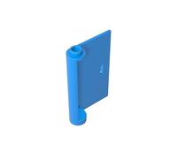 58380 Porta 1x3x4 Destra - Aperto tra cerniera superiore e inferiore, 50 pezzi GDS-1514,compatibile con Lego, colore: azzurro cielo 321