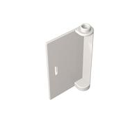 58381 Porta 1x3x4 sinistra - aperta tra cerniera superiore e inferiore, 50 pezzi GDS-1515,compatibile con Lego, colore: bianco 1