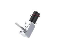 5840-31ZY DC 12V/24V Long shaft 51mm Reduction Worm Gear electronic starter Large Torque High Power 3-100kg/cm Reversible Self-Locking Enging NWPNLXEA(24V 40RPM,Package A)