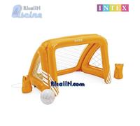 Porta calcio gonfiabile Intex Fun Goals Game 58507NP Colore: arancione