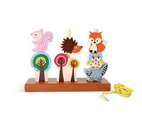 5872 Gioco ad incastro Animali della foresta small foot in legno, con alberi ed animali colorati, a partire da 1 anno