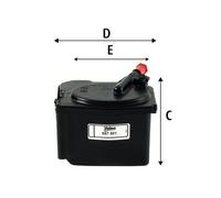587501 Filtro carburante Valeo