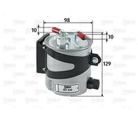 VALEO 587528 Filtro carburante Filtri motore elevati proprietà di filtrazione, durevolezza, applicazione facile e precisa