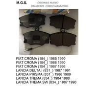 5892580 PASTIGLIE ANTERIORI ORIGINALI FIAT CROMA 1985-96 - LANCIA DELTA 1989-91