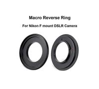 (58mm) For Nikon F-mount Macro Reverse Adapter Ring 49/ 52/ 55/ 58/ 62/ 67/ 72/ 77mm For Nikon F-mount Dslr Camera