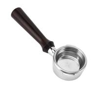 58mm senza fondo Portafiltro per Gaggia, 2 orecchie in acciaio inossidabile nudo senza fondo Portafiltro con cestello filtro, si adatta Gaggia Classic Evolution Espresso Deluxe Di più