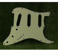 59 - 62 Pickguard ricambio per Fender Strat Wide Bevel - verde come nuovo v2