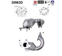 59 KW 80 CV CATALIZZATORE PER Opel Movano Combi X70 1.9 DTi