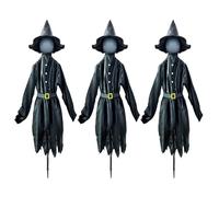 59 Nella Di Halloween, Di Halloween A LED Che Indossa Un Del Cappello, Attivato Dalla Voce O Sensibile Al Tocco, Farà Urla Spaventose, Occhi Che Lampeggiano,per Il Giardino