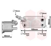 59003170 VAN WEZEL Radiatore olio, Cambio automatico per FORD,LAND ROVER,VOLVO