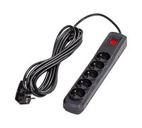 590472217664 Presa elettrica: presa di sicurezza: 5 250VAC 10A nero ARCON