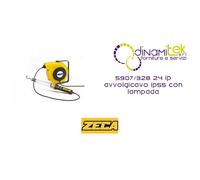 5907/328 24 IP AVVOLGICAVO IP55 CON LAMPADA ZECA