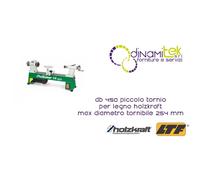 Holzkraft 5920450 DB 450 Piccolo Tornio per Legno, Diametro Massimo Tornibile 254 mm