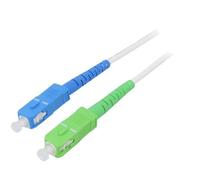 59620 Cavo patch in fibra ottica OS2 SC/APCSC/UPC3 meterLSZH bianco Applicazi...