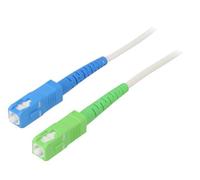 59623 Cavo patch in fibra ottica OS2 SC/APC,SC/UPC 15m LSZH bianco Applicazio...