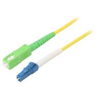 59647 Cavo patch in fibra ottica OS2 LC/UPC,SC/APC 0,5m LSZH giallo Lunghezza...