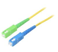 59657 Cavo patch in fibra ottica OS2 SC/APC,SC/UPC 0,5m LSZH giallo Lunghezza...