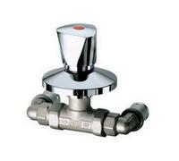 59752003 Rubinetto incasso 1/2" con maniglia-gomiti M20x2,5 rosone plastica FAR
