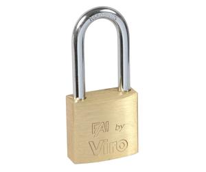 59843 Q.TA' 12 VIRO 553.32 LUCCHETTO FAI ARCO LUNGO 30MM OTTONE