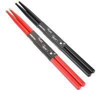 5A Drum Stick Bacchette in Legno di Acero Bacchetta Pratica Strumento Musicale Accessori per percussioni per Bambini Adulti Professionisti e Principianti(Rosso)