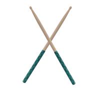 5A Drumsticks with Enhanced Grip | Maple Wood Drum Sticks for Clear Sound | Secure Grip Drumsticks for Practice/Performance/Studio | Triangular Tip Design