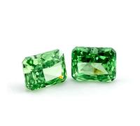 5A Ottangle Radiant Crushed Ice Cut Loose CZ Stone Cubic Zirconia Sintetica Gemma per Gioielli No. 10 Luce GN8 7x9mm 2pcs