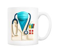 5Aup Fantastica tazza da caffè in ceramica, 325 ml, divertente regalo medico per medici, infermieri e operatori sanitari, regalo perfetto per ufficio, casa o clinica