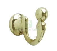 5BLISTER BL FERMATENDA GANCIO SFERA 50X44 ORO LUCIDO 2 PZ: