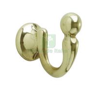 5BLISTER BL FERMATENDA GANCIO SFERA 50X44 ORO LUCIDO 2 PZ: