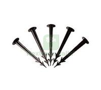 5BLISTER CHIODO FERMA TELO IN NYLON NERO IN CONFEZIONE PEZZI 20 MM.110:
