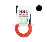 5BLISTER FILO PER DECESPUGLIATORE IN NYLON TONDO ARANCIO Ø MM.4 IN MATASSA MT.1: