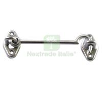 5BLISTER GANCIO FERMAFINESTRE CROMO SATINATO LUNGHEZZA MM 60: