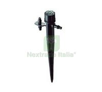 5BLISTER GOCCIOLATORE ASPERSORE CON PUNTALE PER MICROIRRIGAZIONE 360° REGOLABIL: