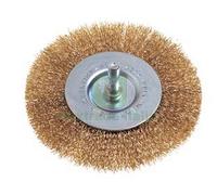 5BLISTER SPAZZOLA A DISCO CIRCOLARE FILI ACCIAIO PER TRAPANO Ø MM.75 CODOLO MM.: