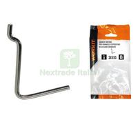 5CF GANCIO UNCINO ACCIAIO SELF WORKIT X PANNELLO ESPOSITIVO CROM N° 6 MM 38X53 :