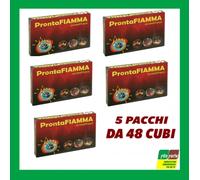 5CF PRONTAFIAMMA EL GAUCHO ACCENDIFUOCO 48 CUBI BARBECUE CAMINI FUOCO GRIGLIA