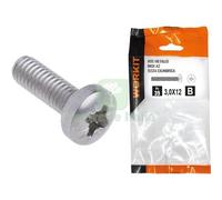 5CF VITE METALLO TC INOX A2 SELF WORKIT CAVA PH FILETTO INTERO MM 3X30 CF=PZ 24: