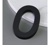 5CM/ 7CM/ 10CM Acrilico Auto Adesivo Numeri Della Casa, Numero Della Stanza Per Le Porte, Segnale Della Porta Dell'Ufficio, Cassetta Postale Moderna Per Le(Matte Black,0,5CM)