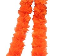 5CM Flowers 3D Chiffon Cluster Lace Dress Decoration Fabric Applique Trimming Sewing Supplies(Color 10)