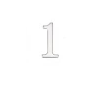 5CM Numeri Civici Da for Esterni, Targa Autoadesiva Con Numero Di Porta, Targhe Decorative for Indirizzi, for Cassette Postali Auto Porte Finestre Case Appartamenti Uffici Stanze Riconoscibili(No.1)