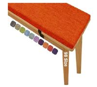 5cm Spessore Cuscino Esterno Panchina - Cuscino spesso per panca a 2 o 3 posti, per Panche Da Giardino Balcone Loft Altalena Patio, Cuscino per Panca da Esterno Interno(Orange Red T-5cm,60x45 cm 24x18