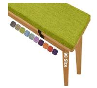 5cm Spessore Cuscino Esterno Panchina - Cuscino spesso per panca a 2 o 3 posti, per Panche Da Giardino Balcone Loft Altalena Patio, Cuscino per Panca da Esterno Interno(Green T-5cm,100x45 cm 39x18 in)