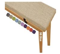 5cm Spessore Cuscino Esterno Panchina - Cuscino spesso per panca a 2 o 3 posti, per Panche Da Giardino Balcone Loft Altalena Patio, Cuscino per Panca da Esterno Interno(Beige T-5cm,90x40 cm 35x16 in)