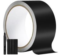 5cm x 900cm Pellicola Adesiva per Auto Nera Opaco Wrapping Pellicola per