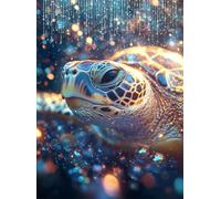 5D Animale Diamond Painting Tartaruga Diamond Painting Kit Completo, Pittura Diamante Adulti Bambini Diamantini Crystal Art Strass Ricamo Punto Croce Arte Fai da Te, Decorazione Murale 30x40 cm Q4-298