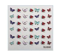 5D Art Sticker Love Decals Autoadesivi Nail Designs Accessori Halloween Nail Decorazione