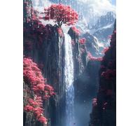 5D Autunno Diamond Painting Albero Diamond Painting Kit Completo, Pittura Diamante Adulti Bambini Diamantini Crystal Art Strass Ricamo Punto Croce Arte Artigianato, Decorazione Murale 35x50 cm Q4-122