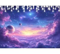 5D Cielo Stellato Diamond Painting Kit Completo, Pittura Diamante Nuvola Diamond Painting Adulti Diamantini Crystal Art Pittura Diamante Fai da Te Ricamo a Punto Croce, Decorazioni Casa 30x40 cm X4-57