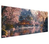 5D Città Diamond Painting Kit Completo per Adulti, Kit di Pittura con Diamanti Albero 5D Fai Da Te, Diamond Painting Kit Punto Croce Rhinestone Embroidery Art Craft per Decorazioni Casa 250x100cm L-49