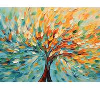 5D Diamond Painting Adulti Albero Diamond Painting Grandi Dimensioni 40x60cm Astratto Mosaico Diamante Art, DIY Strass Punto Croce Ricamo Pittura Bambini, Hobby Creativi Adulti, Decorazione Casa G-849